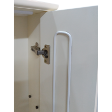 Лувр - 60 Зеркало со шкафчиком, прав., слоновая кость