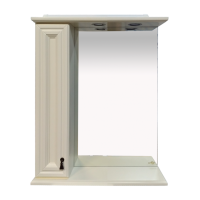 Лувр - 65 Зеркало со шкафчиком, лев., слоновая кость