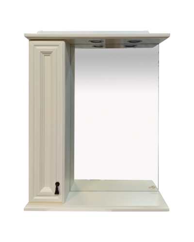 Лувр - 65 Зеркало со шкафчиком, лев., слоновая кость