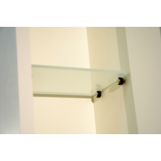 Лувр - 65 Зеркало со шкафчиком, прав., слоновая кость