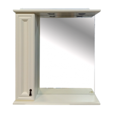 Лувр - 75 Зеркало со шкафчиком, лев., слоновая кость