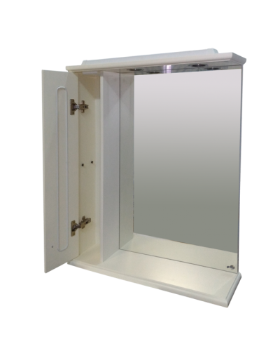 Лувр - 75 Зеркало со шкафчиком, лев., слоновая кость