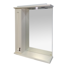 Лувр - 75 Зеркало со шкафчиком, лев., слоновая кость