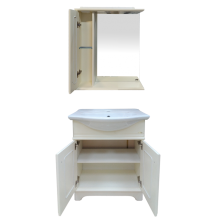 Лувр - 75 Зеркало со шкафчиком, лев., слоновая кость