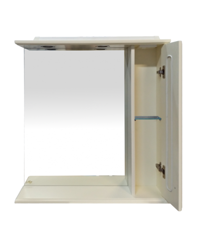 Лувр - 85 Зеркало с 1-м шкафчиком, прав.,  слоновая кость