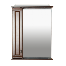 Рим - 60 Зеркало со шкафчиком, лев., орех