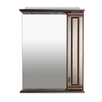 Рим - 60 Зеркало со шкафчиком, прав., орех
