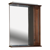 Рим - 60 Зеркало со шкафчиком, прав., орех