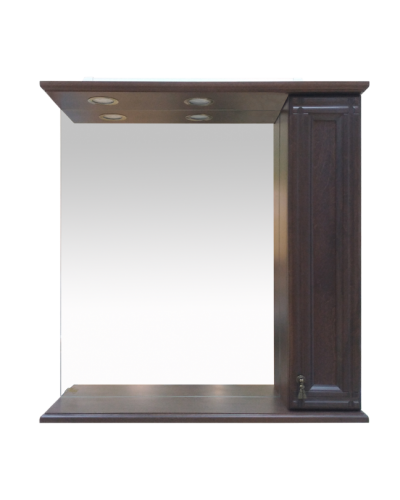 Рим - 85 Зеркало с 1-м шкафчиком, прав., орех