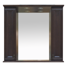 Рим - 85 Зеркало с 2-мя шкафчиками, орех