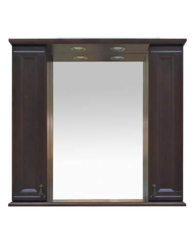 Рим - 85 Зеркало с 2-мя шкафчиками, орех