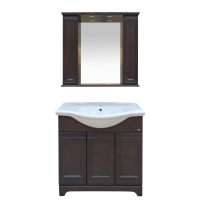 Рим - 85 Зеркало с 2-мя шкафчиками, орех