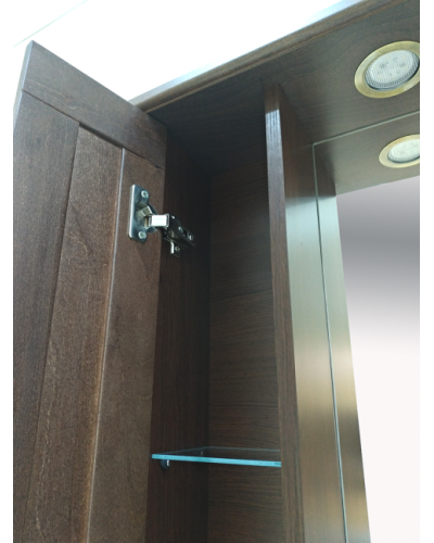 Рим - 85 Зеркало с 2-мя шкафчиками, орех