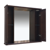 Рим - 85 Зеркало с 2-мя шкафчиками, орех