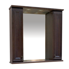 Рим - 85 Зеркало с 2-мя шкафчиками, орех