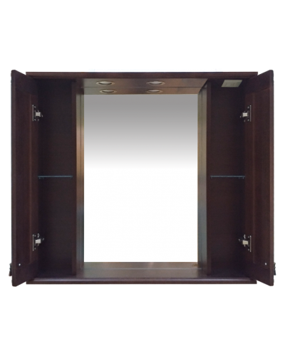 Рим - 85 Зеркало с 2-мя шкафчиками, орех