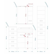 Селена - 60 Зеркало - шкаф лев.