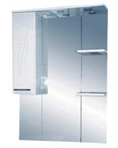 Флори  90 Зеркало-шкаф  (свет)  прав.