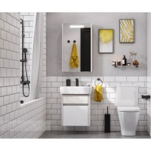 Зеркальный шкаф 50х81 см ясень фабрик L Акватон Верди 1A195802VDAV0