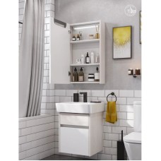 Зеркальный шкаф 50х81 см ясень фабрик L Акватон Верди 1A195802VDAV0