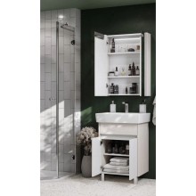 Зеркальный шкаф 60х81 см ясень фабрик L Акватон Верди 1A206902VDAV0