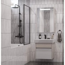 Зеркальный шкаф 60х81 см ясень фабрик L Акватон Верди 1A206902VDAV0