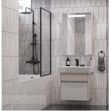 Зеркальный шкаф 60х81 см ясень фабрик L Акватон Верди 1A206902VDAV0