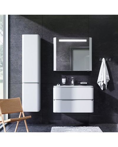 Зеркальный шкаф AM.PM Sensation 80 M30MCR0801WG Белый глянцевый