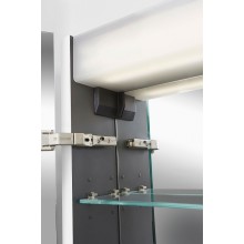 Зеркальный шкаф AM.PM Sensation 80 L M30MCL0801WG Белый глянцевый