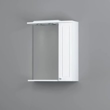 Зеркальный шкаф 65х75 см белый глянец R Damixa Palace One M41MPR0651WG