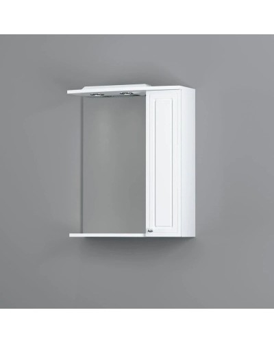 Зеркальный шкаф 65х75 см белый глянец R Damixa Palace One M41MPR0651WG