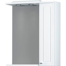 Зеркальный шкаф 65х75 см белый глянец R Damixa Palace One M41MPR0651WG