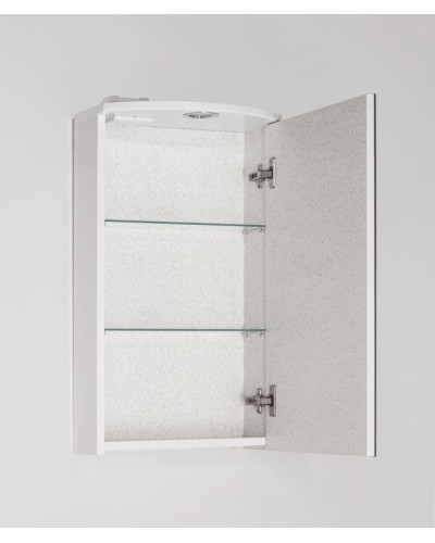 Зеркальный шкаф Style Line Эко стандарт Альтаир 40 С с подсветкой Белый