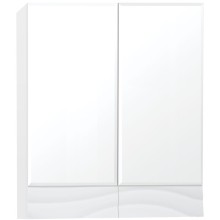 Зеркальный шкаф Style Line Вероника 60 Люкс Белый глянец