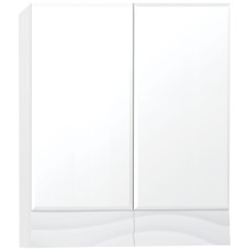 Зеркальный шкаф Style Line Вероника 60 Люкс Белый глянец