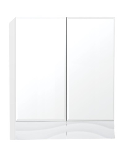 Зеркальный шкаф Style Line Вероника 60 Люкс Белый глянец