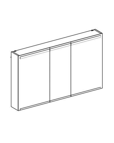 Зеркальный шкаф 120х70 см Geberit Option 500.207.00.1