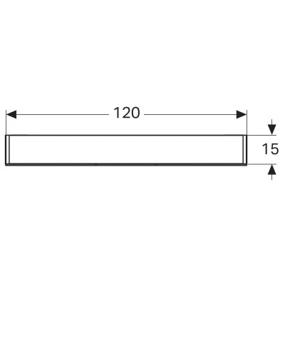 Зеркальный шкаф 120х70 см Geberit Option 500.207.00.1