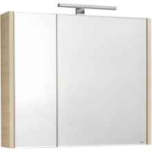 Зеркальный шкаф 76х65 см дуб верона Roca Etna 857304445