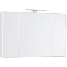 Зеркальный шкаф 97,7х65 см белый глянец Roca Etna 857305806