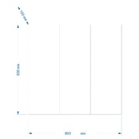 Балтика - 80 Зеркало-шкаф без света