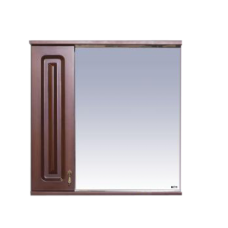 Вояж - 70 Зеркало-шкаф лев. коричневый