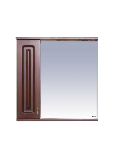 Вояж - 70 Зеркало-шкаф лев. коричневый