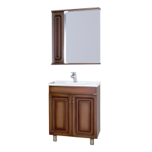 Вояж - 70 Зеркало-шкаф лев. коричневый