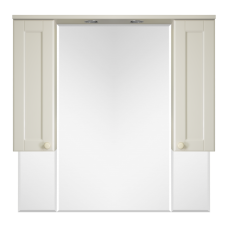 Латте -105 зеркало-шкаф бежевая эмаль