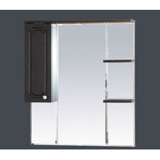 Александра - 85 Зеркало-шкаф лев. (свет) ВЕНГЕ