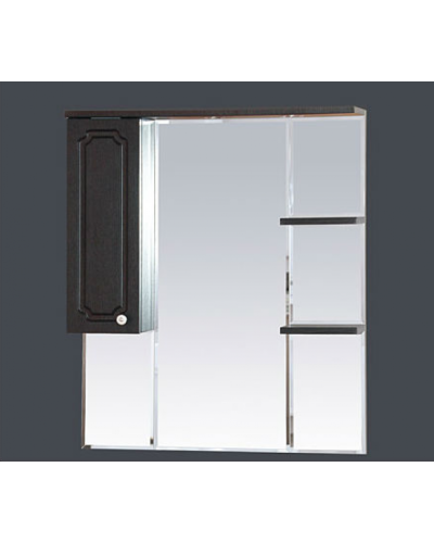 Александра - 85 Зеркало-шкаф лев. (свет) ВЕНГЕ