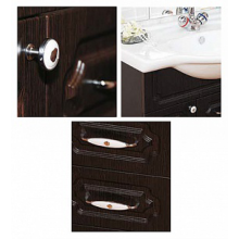 Александра - 85 Зеркало-шкаф лев. (свет) ВЕНГЕ