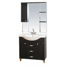 Александра - 85 Зеркало-шкаф лев. (свет) ВЕНГЕ