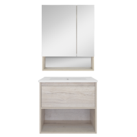 Дунай - 60 Зеркало-шкаф с полочкой